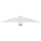 Ekena Millwork Eugene Architectural Grade PVC Gable Bracket, 36"W x 6"H x 2"D x 4"F, 4/12 Pitch GBP036X06X0204EUG00 - alternate 3
